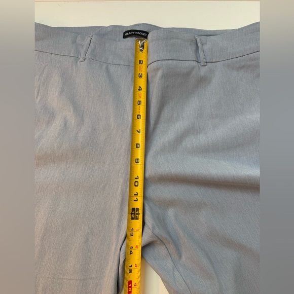 Hilary Radley Plus Tummy Control Pull-On Ankle Capri Light Blue Gray 3XL EUC - Picture 4 of 7